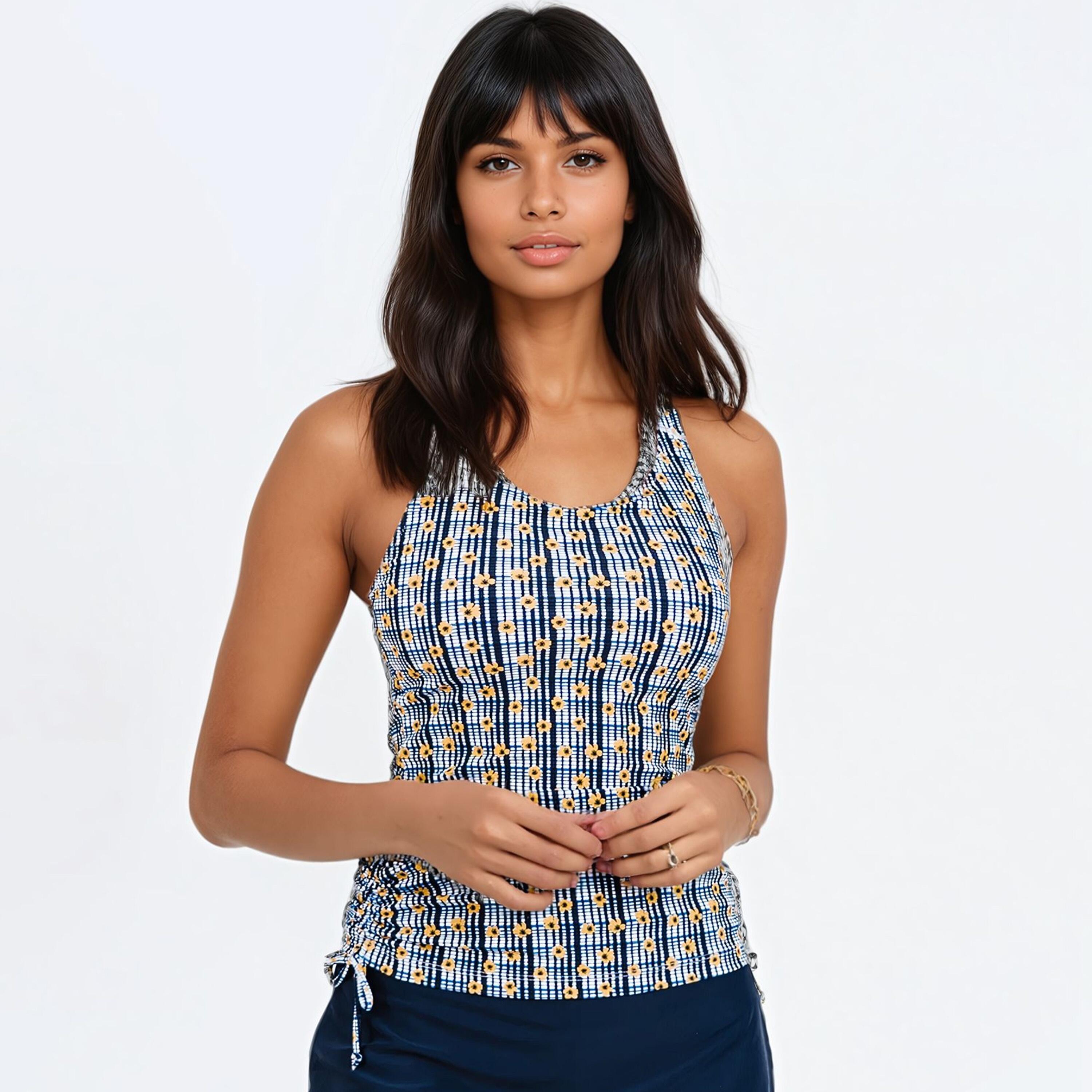 Women's Maya Tankini Swim Top With Removable Cups - Sunflower
