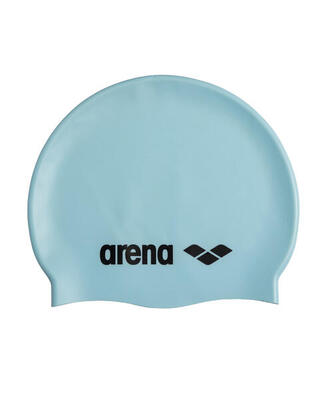 Arena badmuts classic silicone pastelblauw