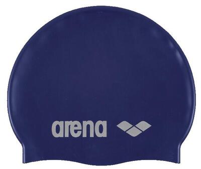 Arena badmuts classic silicone blauw