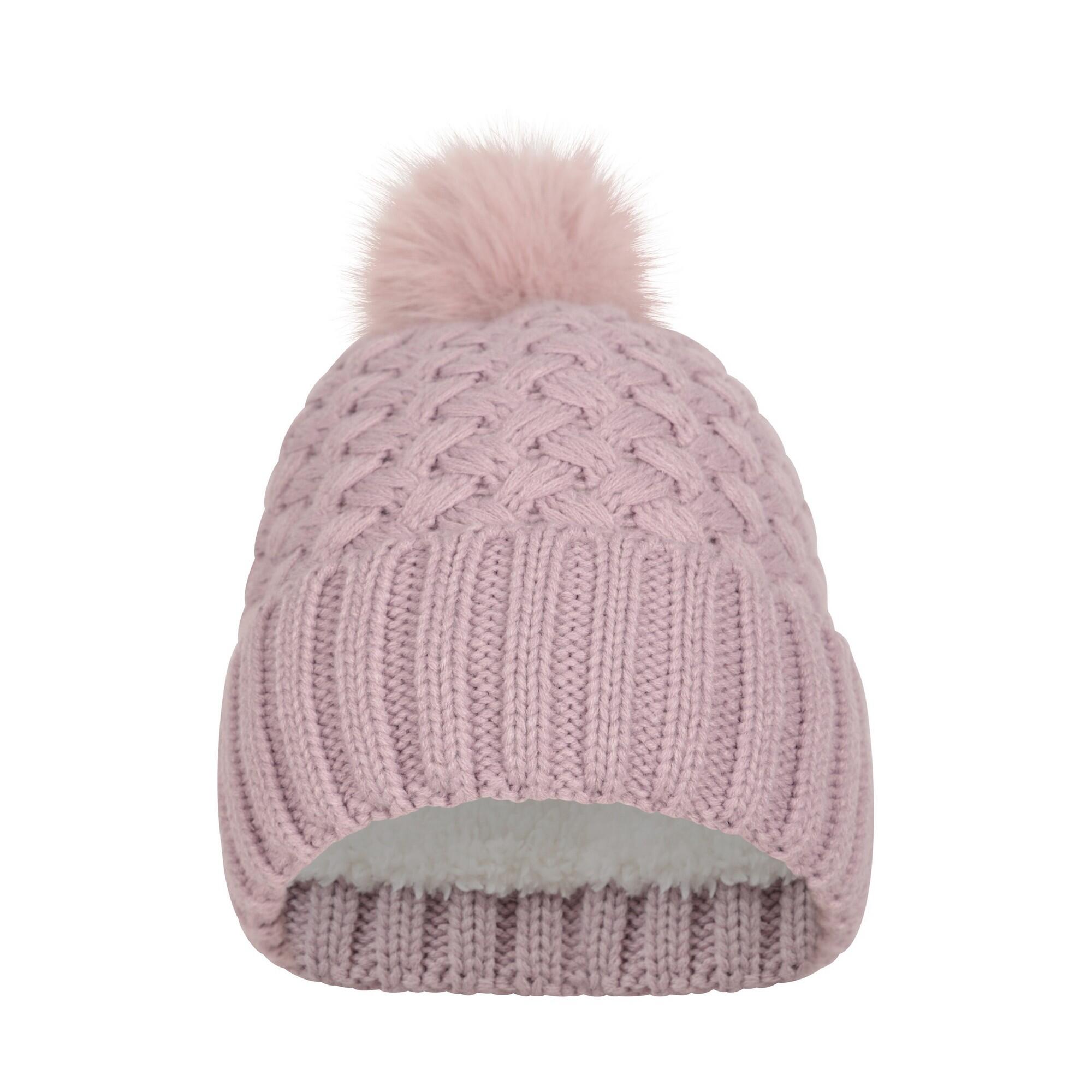 Mountain Warehouse Womens/Ladies Lisbon Pom Pom Borg Lined Beanie