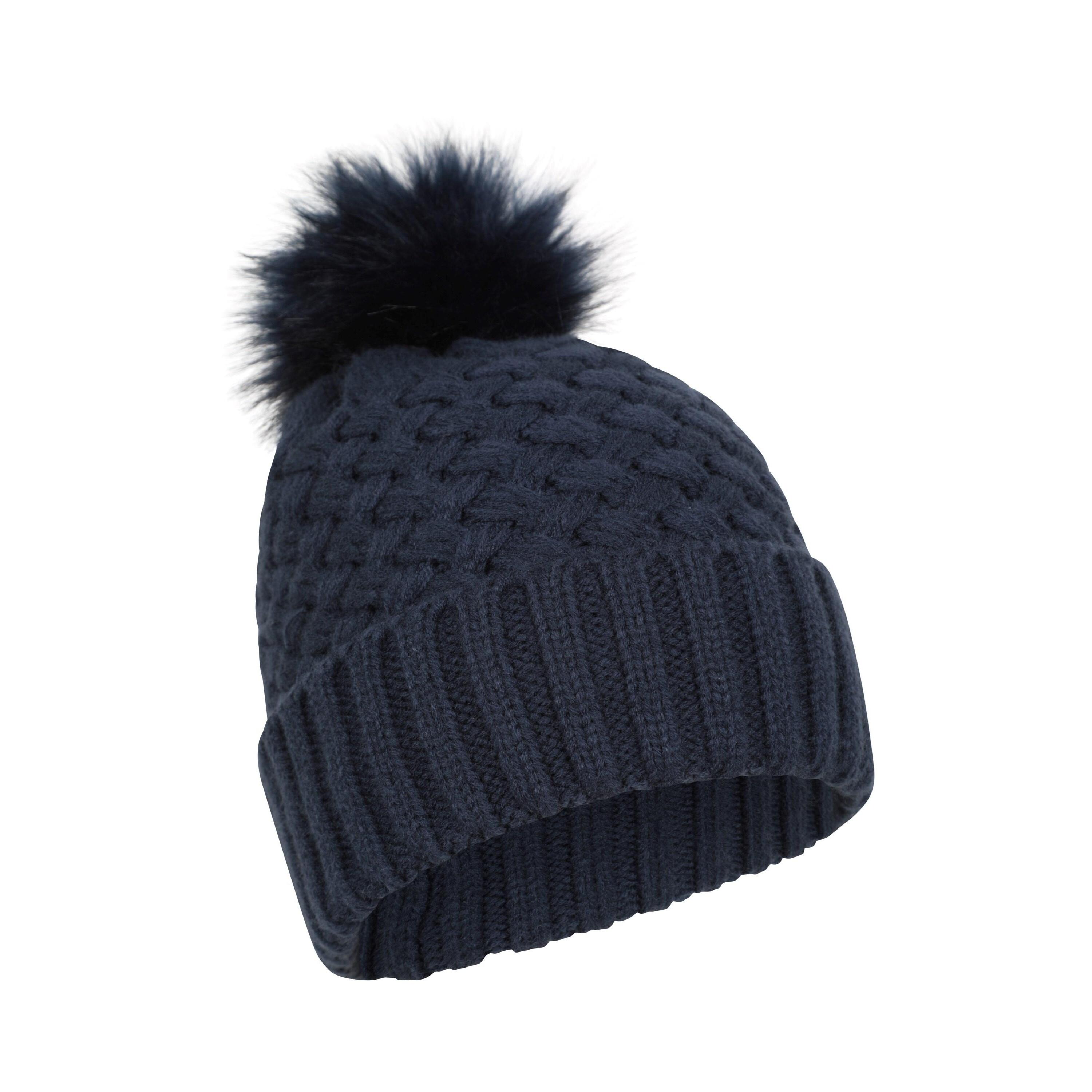 Mountain Warehouse Womens/Ladies Lisbon Pom Pom Borg Lined Beanie
