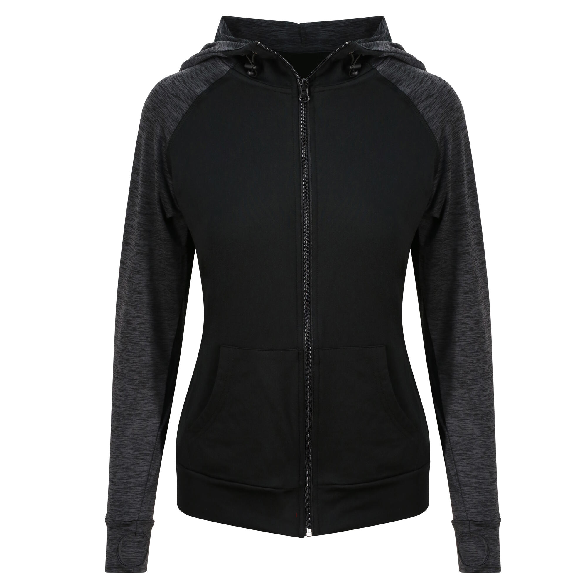 AWDis Just Cool Womens/Ladies Girlie Cool Contrast Zoodie