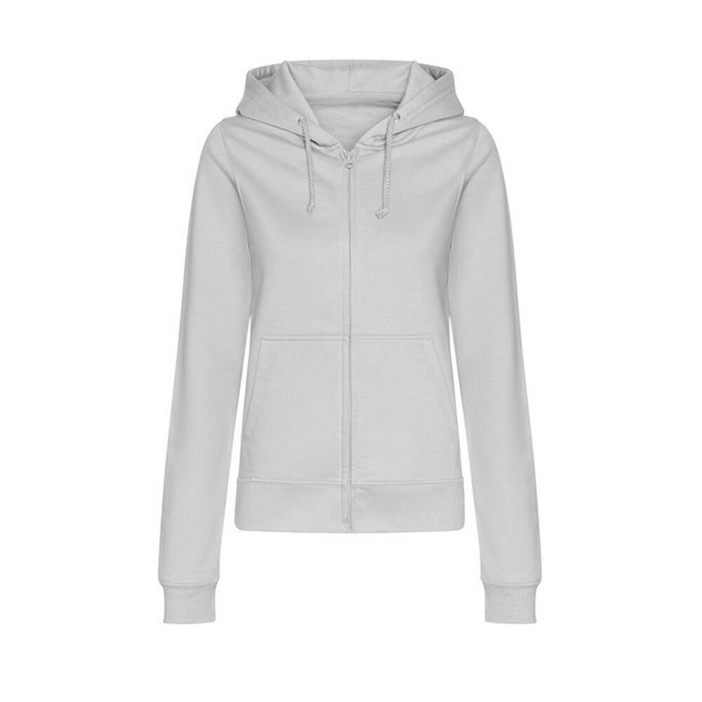 Awdis Womens/Ladies College Heather Full Zip Hoodie
