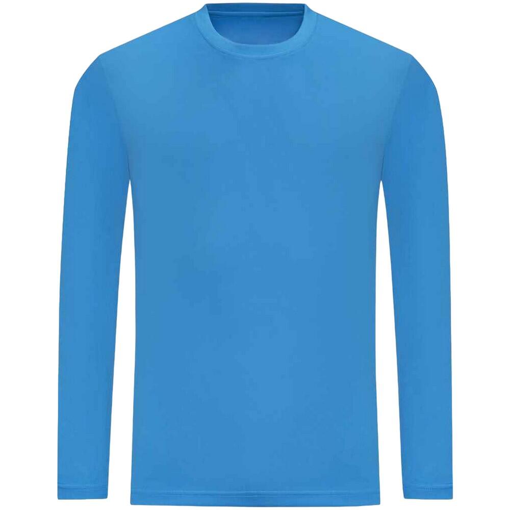 AWDis Just Cool Mens Long Sleeve Cool Sports Performance Plain T-Shirt