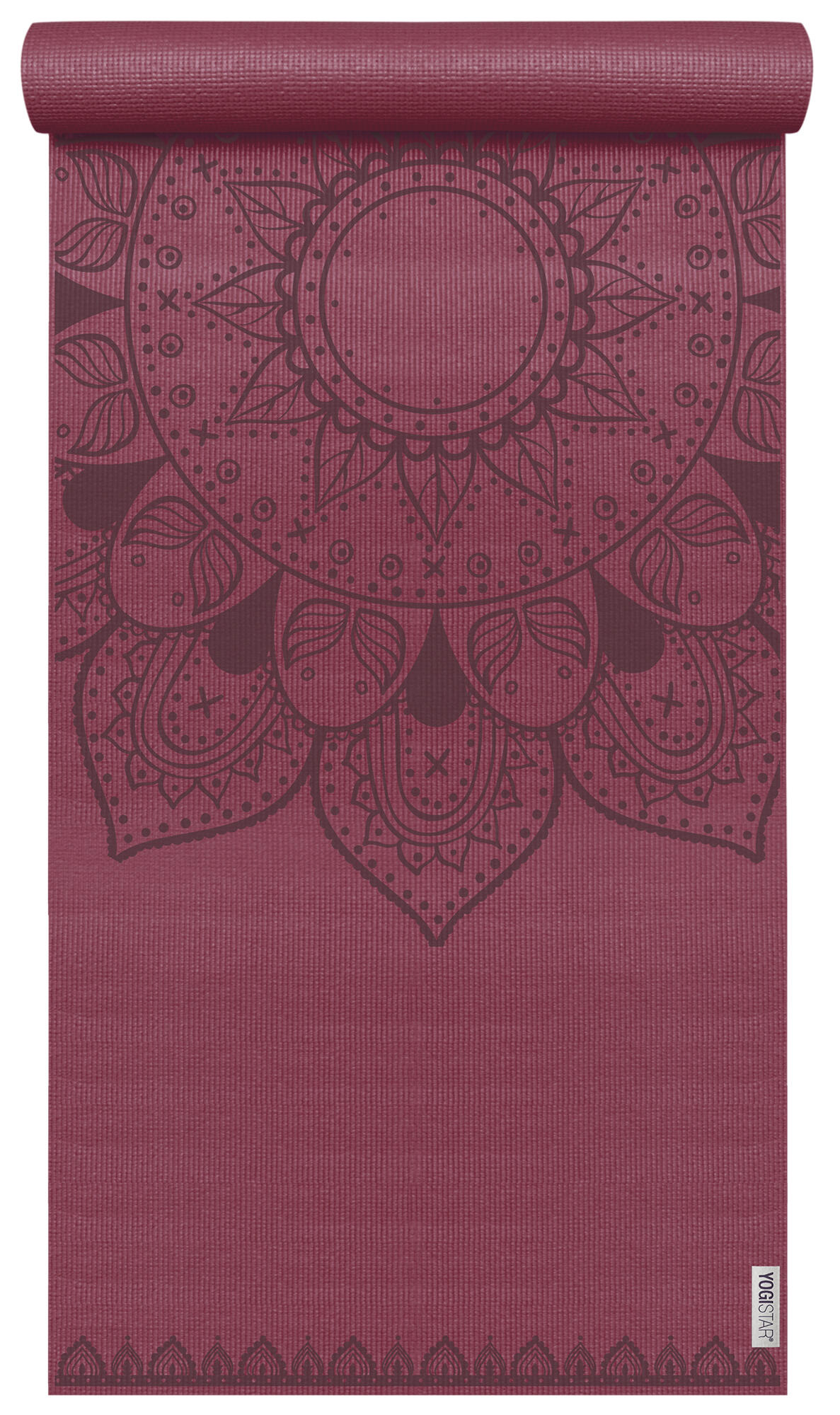 YOGISTAR Yogamatte Basic Art Harmonic Mandala Yoga Rutschfest YOGISTAR