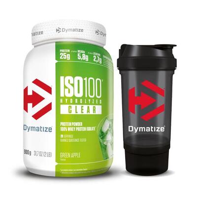 ISO 100 Clear (900g) + gratisshaker Green Apple