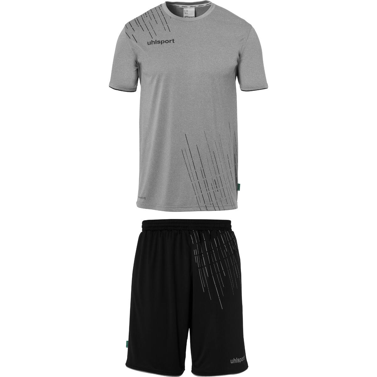 Uhlsport - Kit Maillot Short Score 26 Uhlsport - Tenue De Football - Blanc|gris|noir - 48 Xl - Decathlon