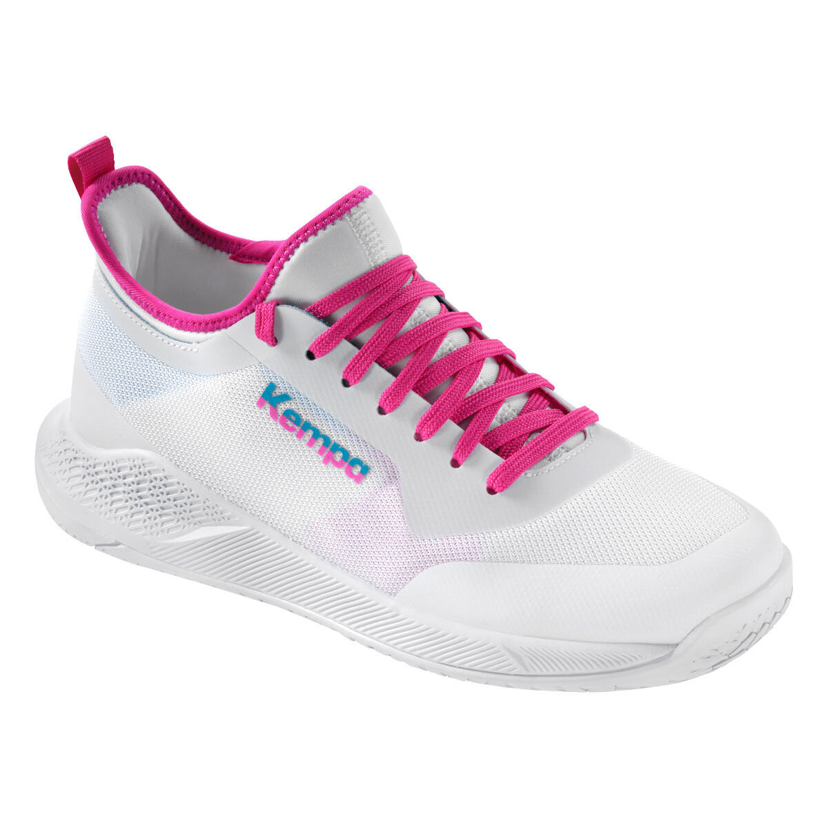 Kempa - Chaussures De Salle Kourtfly Jr Kempa - Chaussures De Sport - Blanc|bleu - Decathlon