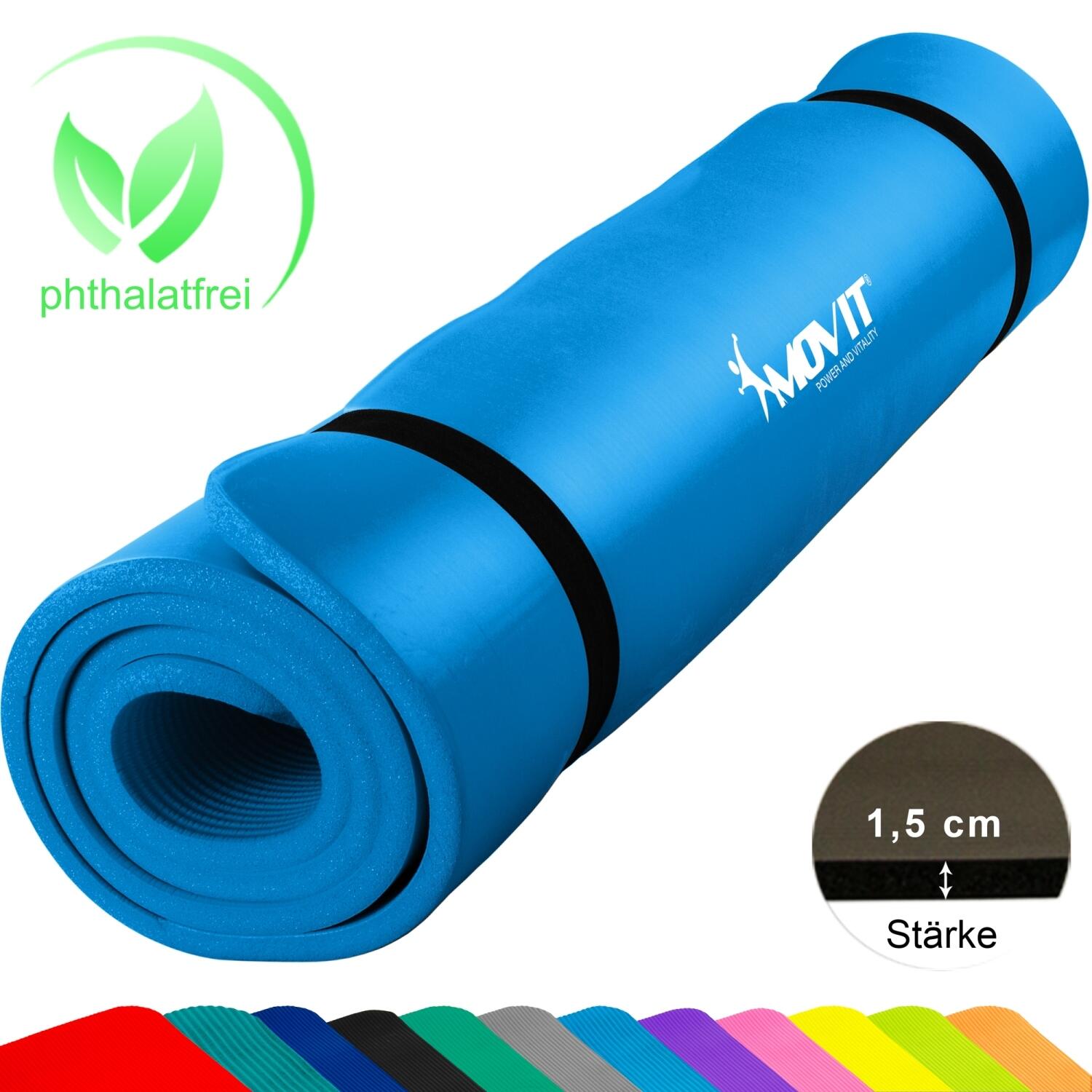 Tapis de gymnastique, en 3 tailles et 12 couleurs, Dimensions 190×100×1,5 cm 6/7