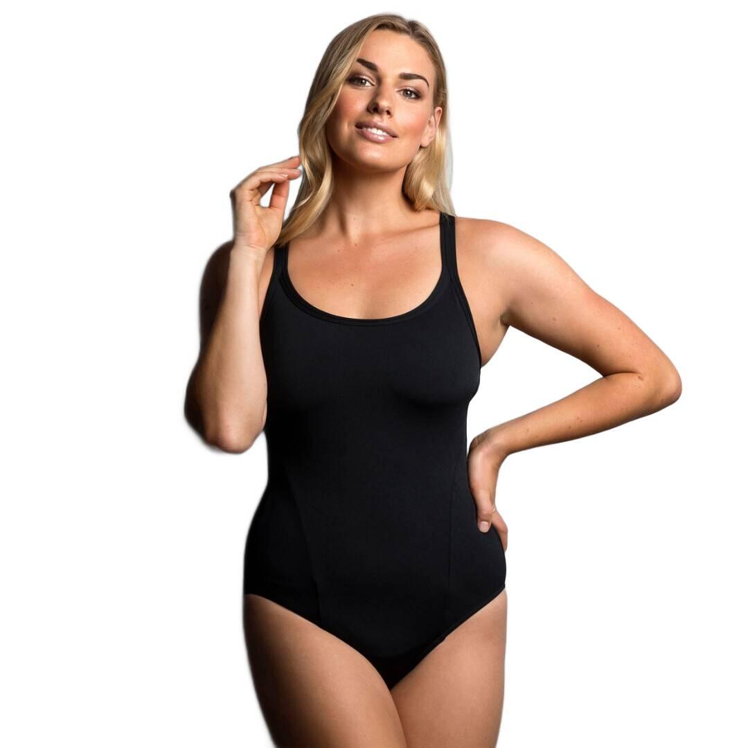 Strój z zakrytymi plecami FUNKITA Still Black - Locked In Lucy