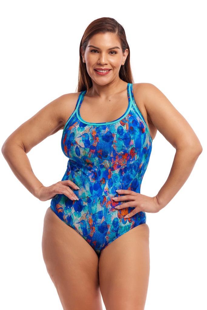 Strój do pływania FUNKITA Paint Press - Locked In Lucy 6/6