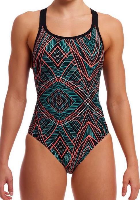 Strój kąpielowy Funkita Spiro Mint - Eclipse