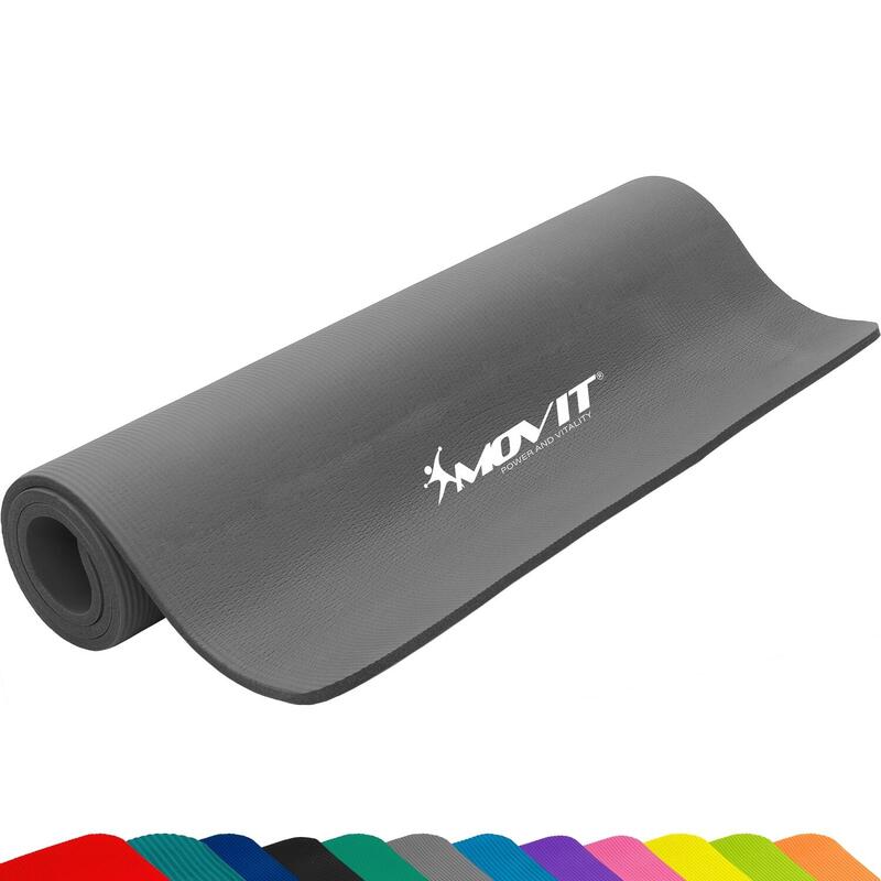 Covoras de gimnastica, MOVIT®, 183 x 60 x1,0 cm, gri