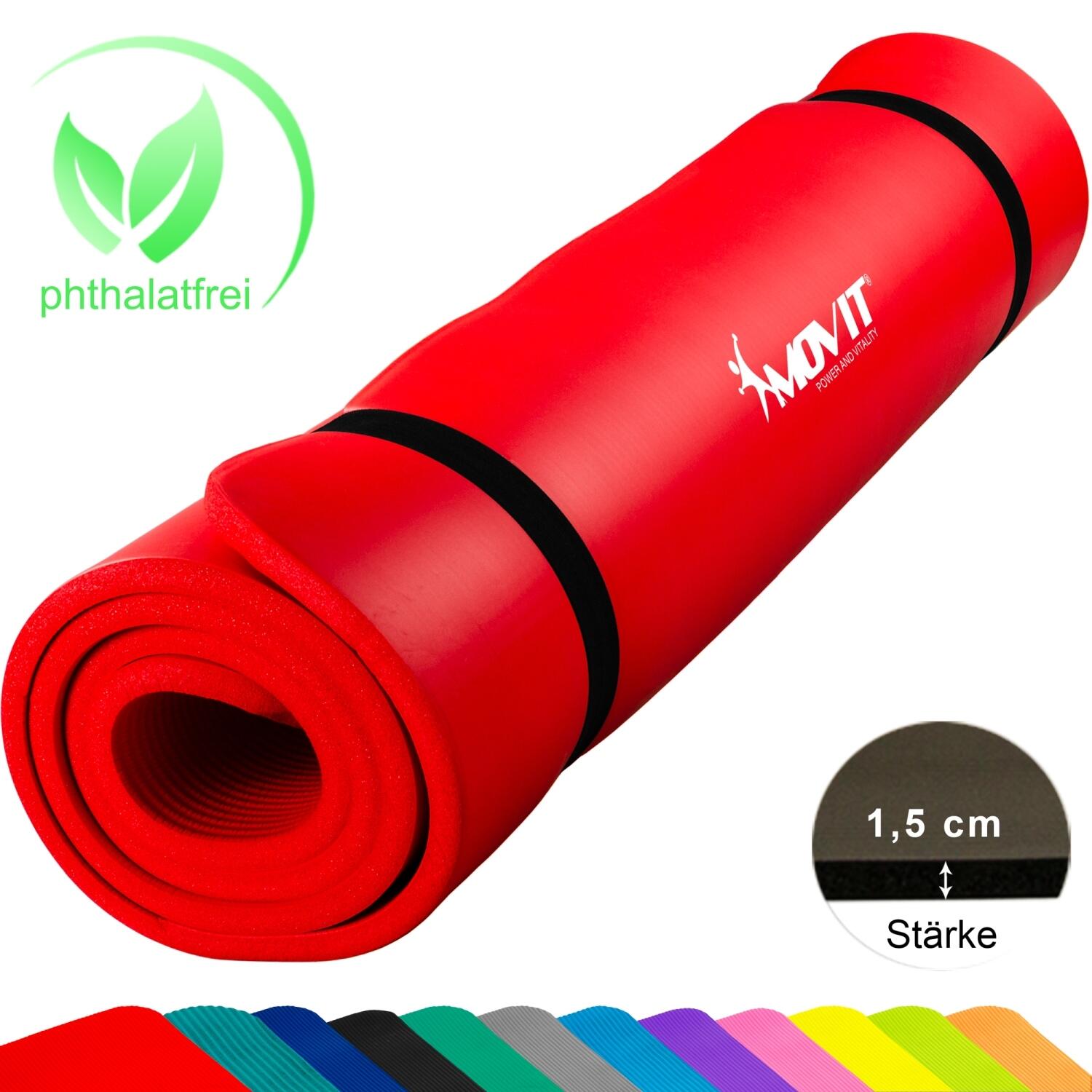 Tapis de gymnastique, en 3 tailles et 12 couleurs, Dimensions 183×60×1,0 cm 6/7