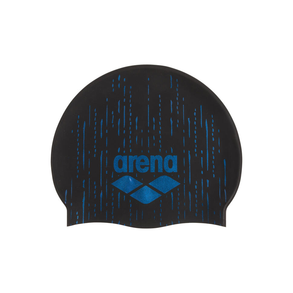 Czepek silikonowy na basen Arena Shine Black - Blue