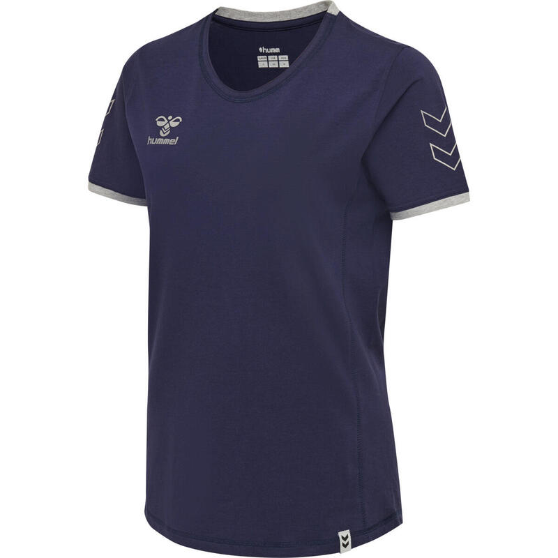 Koszulka bawełniana hummel CIMA T-SHIRT damska
