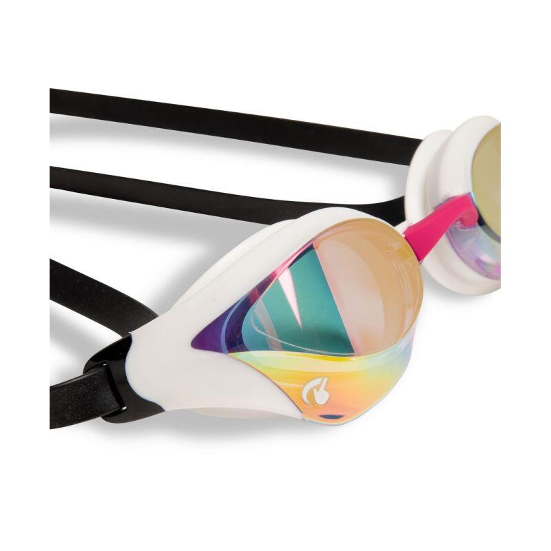 Arena Cobra Core Swipe Mirror okulary startowe lustrzane Violet White