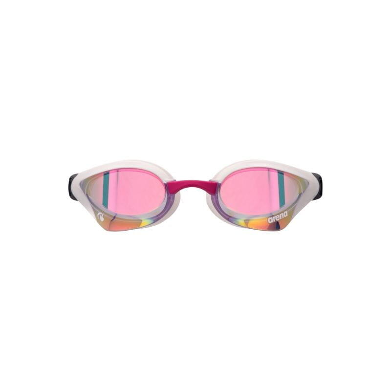 Arena Cobra Core Swipe Mirror okulary startowe lustrzane Violet White