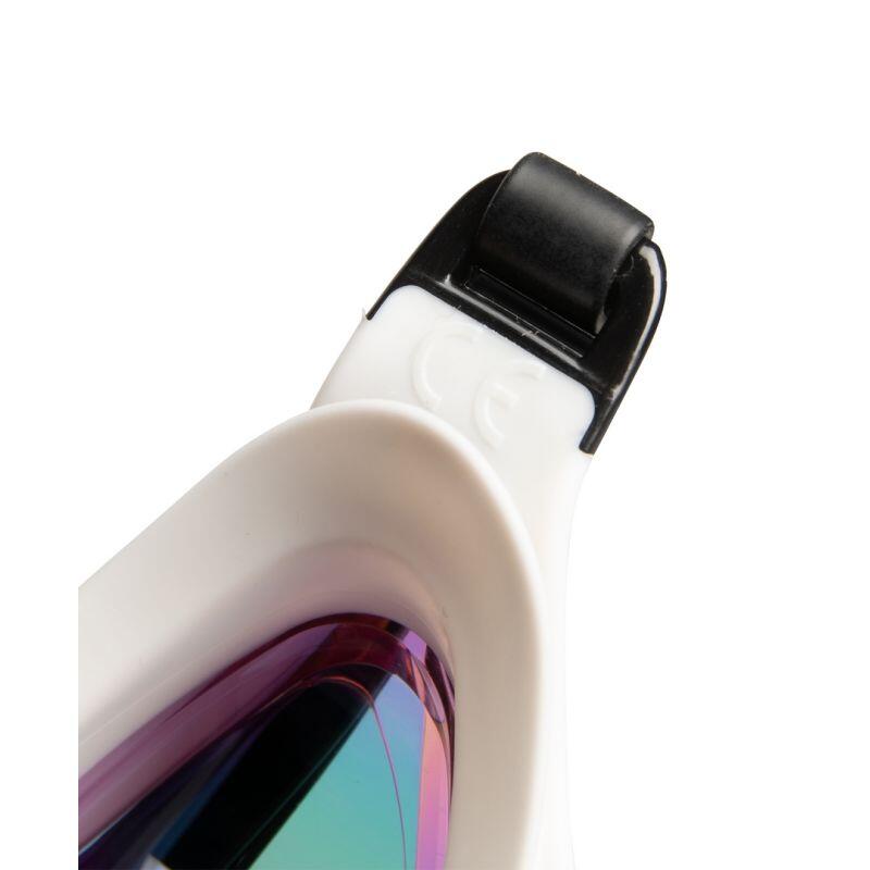 Arena Cobra Core Swipe Mirror okulary startowe lustrzane Violet White
