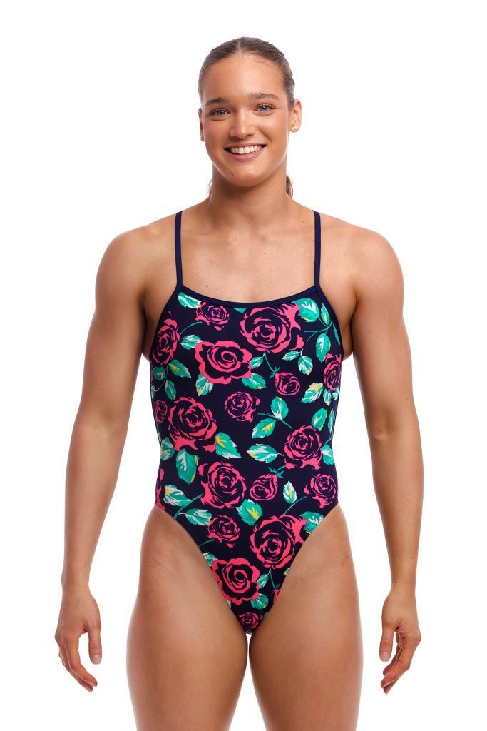 Strój do pływania FUNKITA Feeling Rosy - Single Strap 7/7