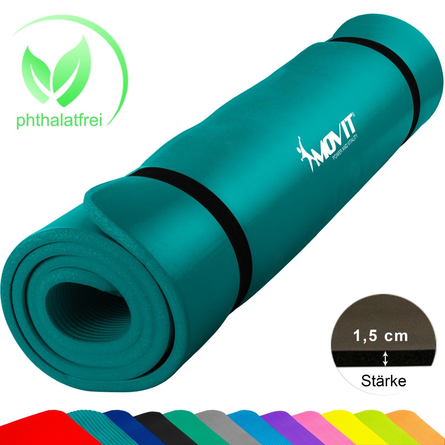 Tapis de gymnastique, en 3 tailles et 12 couleurs, Dimensions 190×60×1,5 cm 6/7