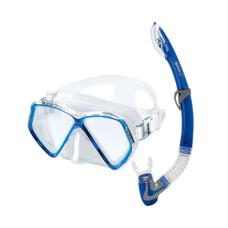 MARES PIRATE Set (children's mask + snorkel) trans/blue 4/4