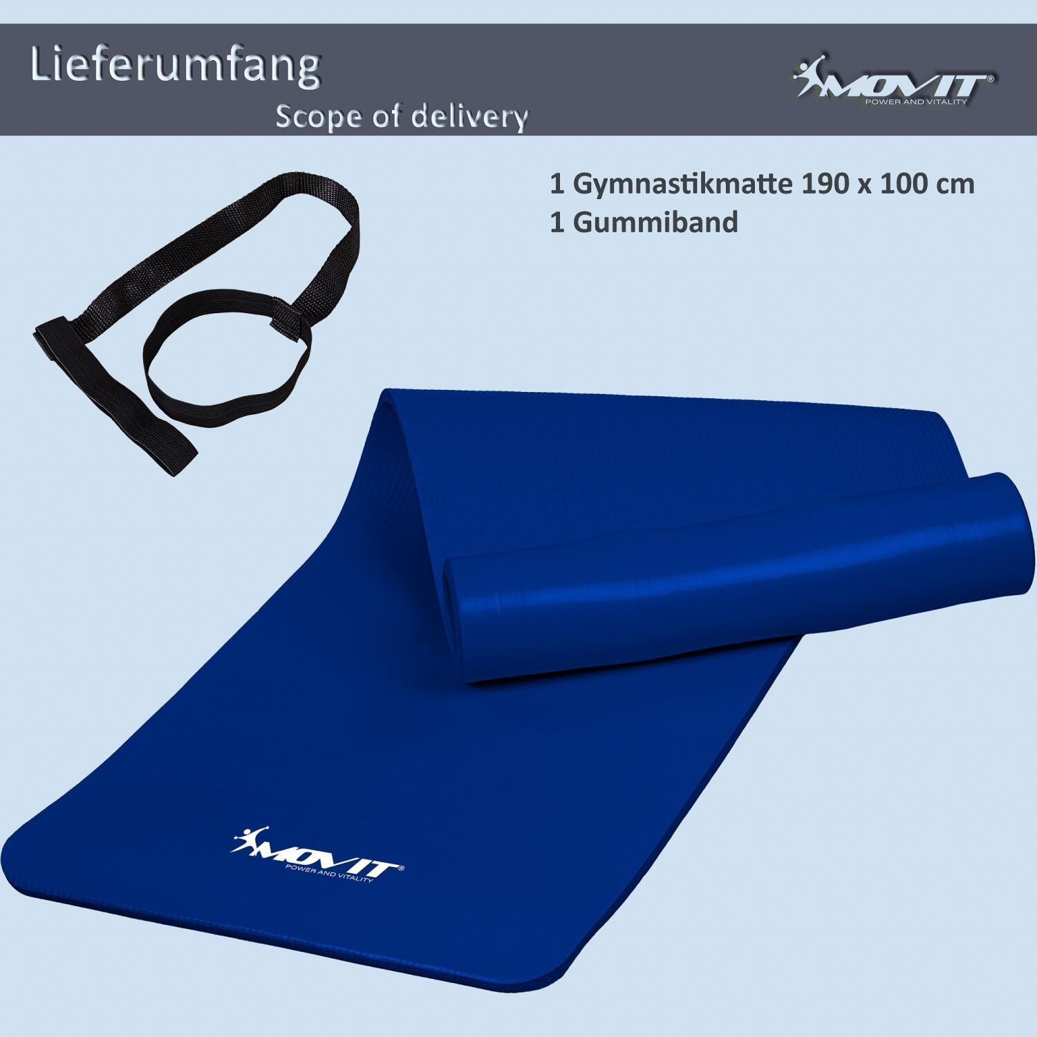 Tapis de gymnastique, en 3 tailles et 12 couleurs, Dimensions 190×100×1,5 cm 4/7
