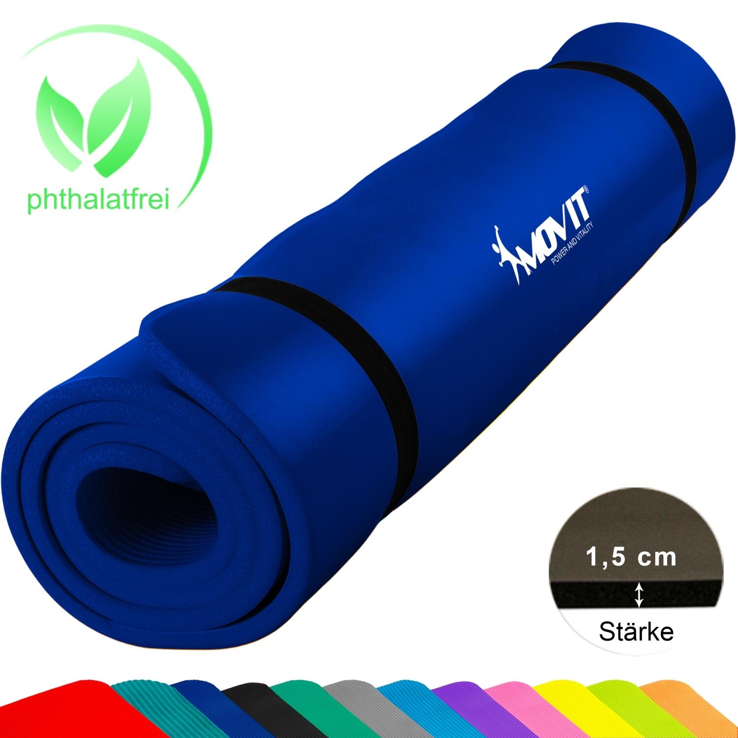 Tapis de gymnastique, en 3 tailles et 12 couleurs, Dimensions 190×100×1,5 cm 6/7