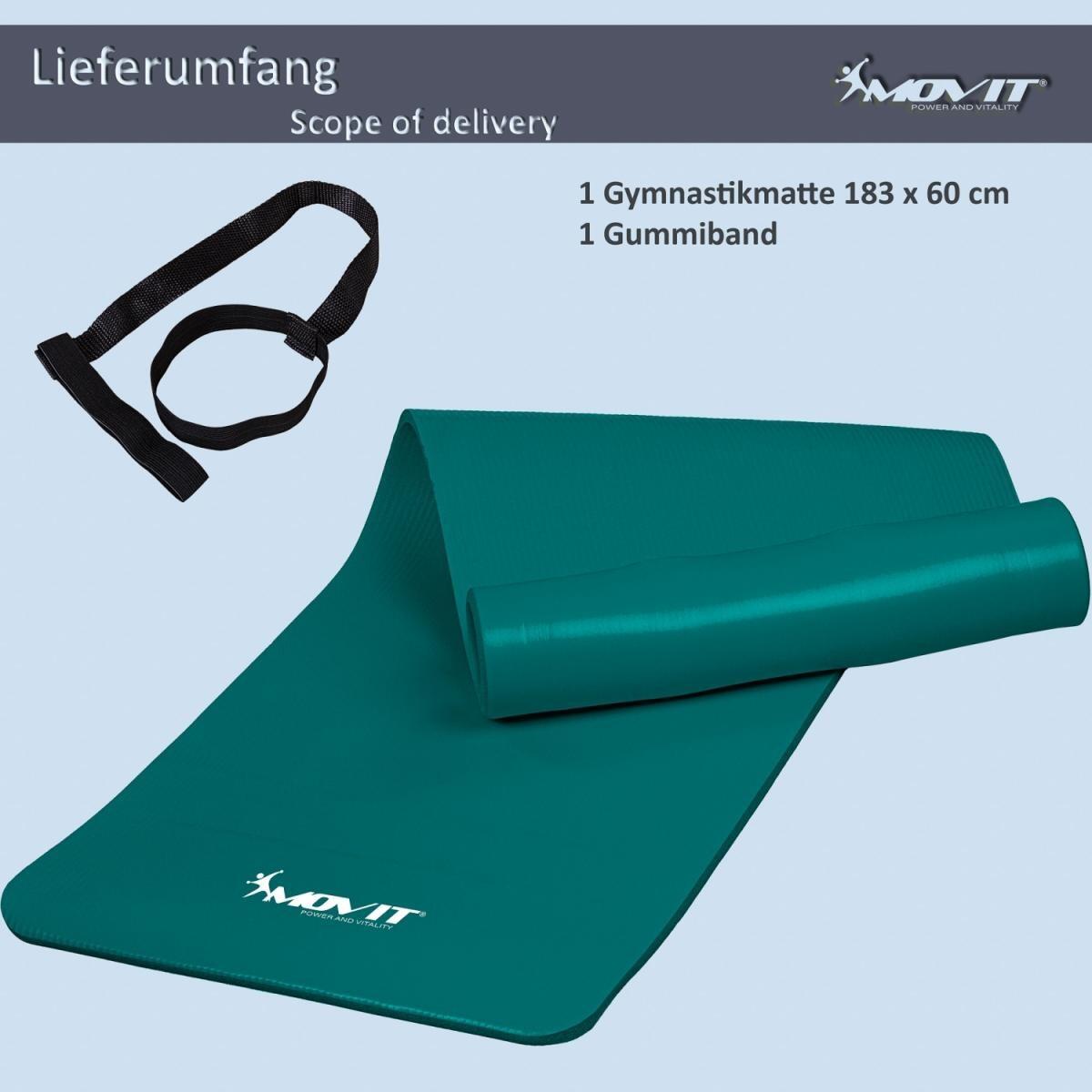 Tapis de gymnastique, en 3 tailles et 12 couleurs, Dimensions 190×60×1,5 cm 5/7