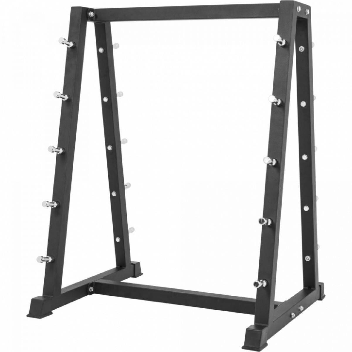 Rubber Barbell Rack inkl. Aerobic Langhanteln Set 55 kg 3/5