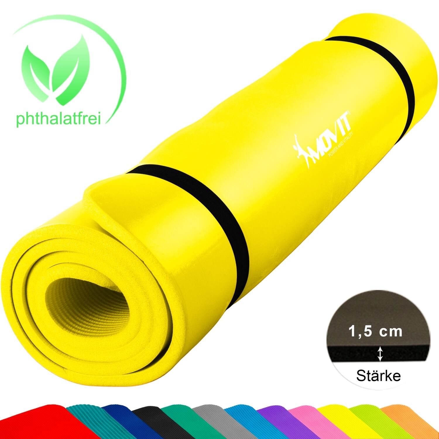 Gymnastikmatte - 183x60x1,0 cm, 12 Farben, für Zuhause oder Unterwegs 6/7