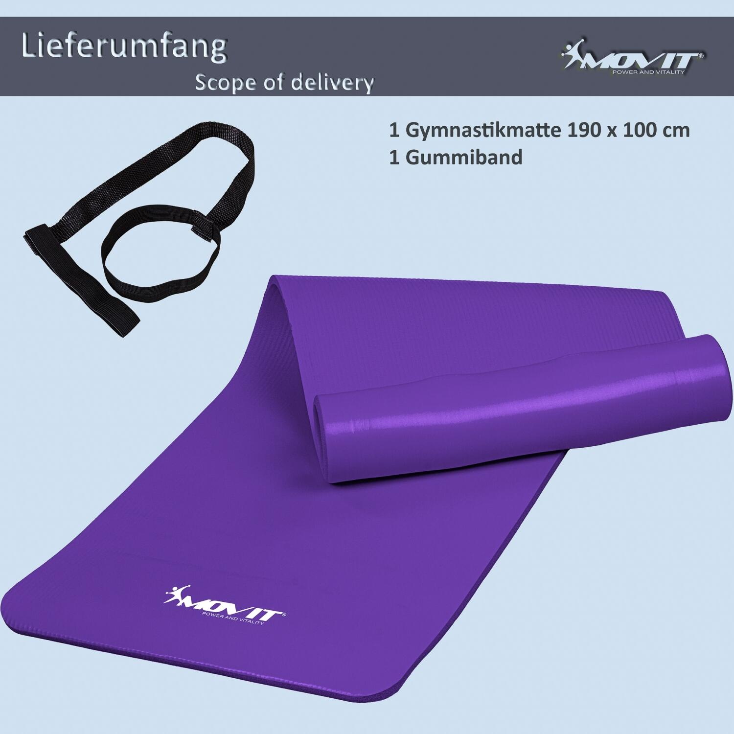 Tapis de gymnastique, en 3 tailles et 12 couleurs, Dimensions 190×100×1,5 cm 4/7