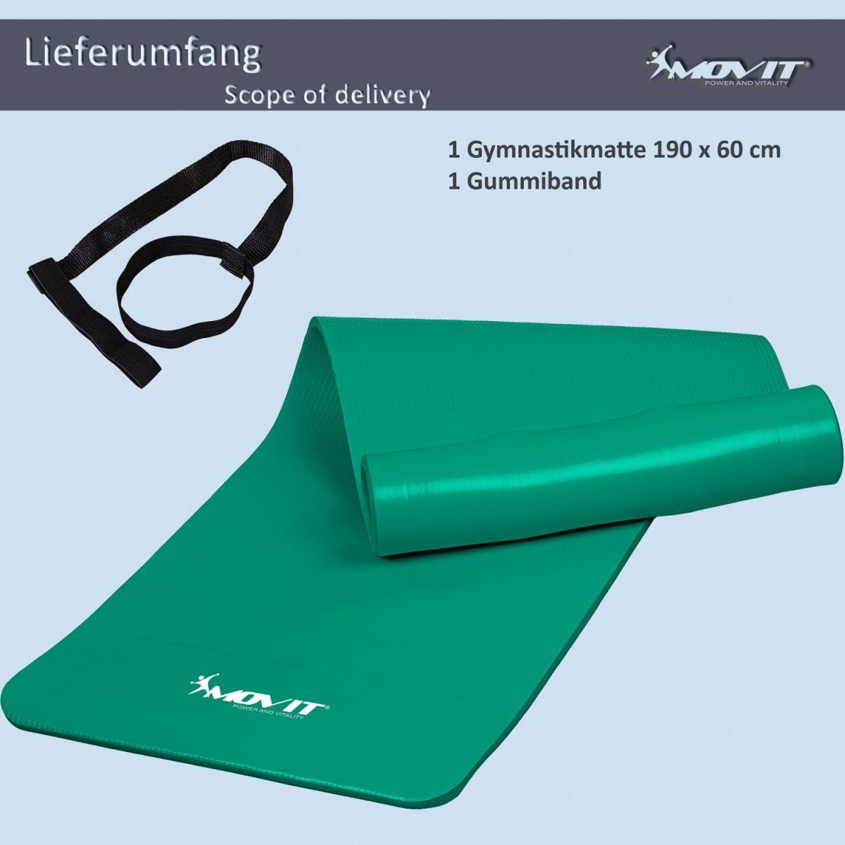 Gymnastikmatte - 190 x 60 x 1,5cm, 12 Farben, für Zuhause oder Unterwegs 4/7