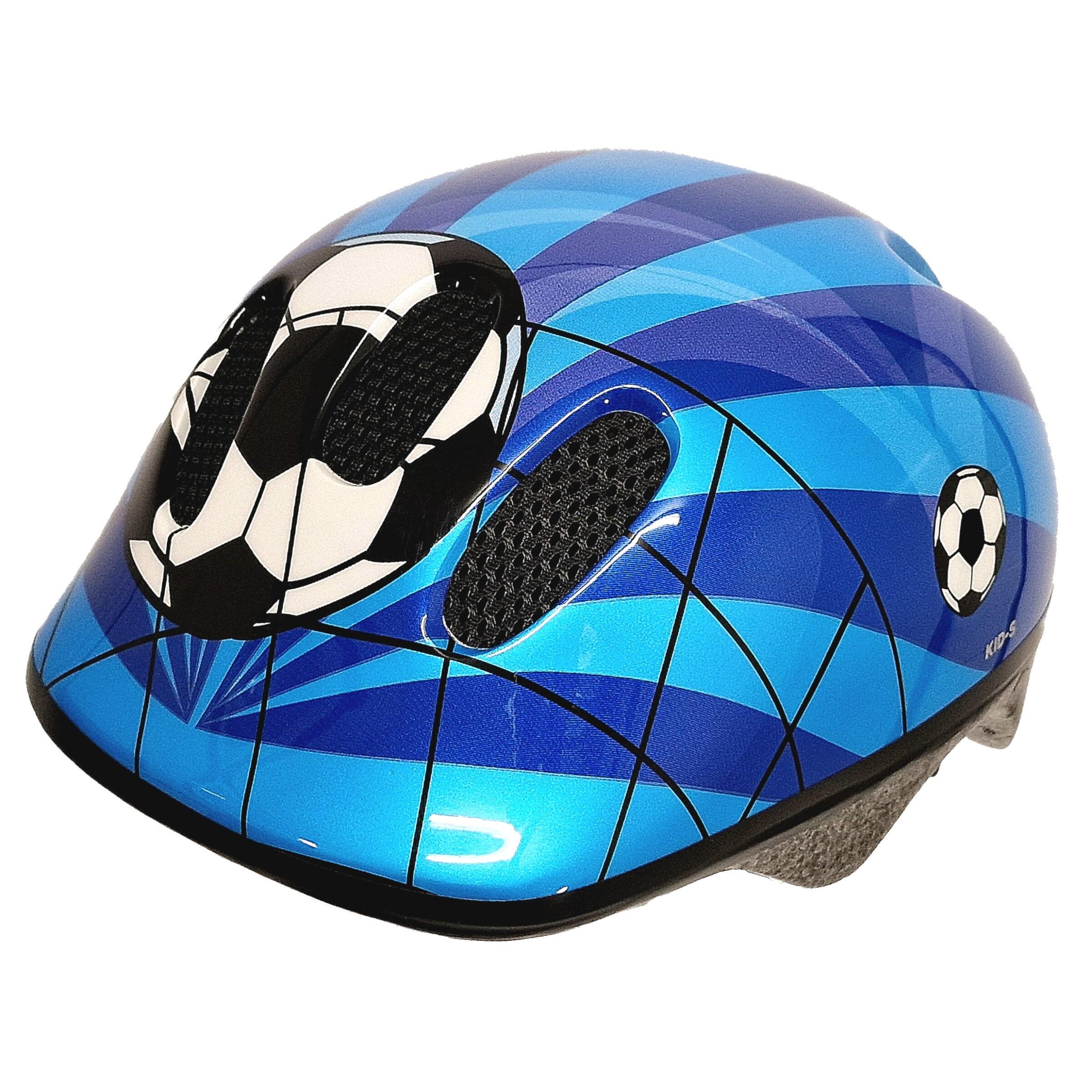 Kids/Childs Boys Scooter/Bike/Bicycle Helmet S 52-57cm - Football Design 2/7