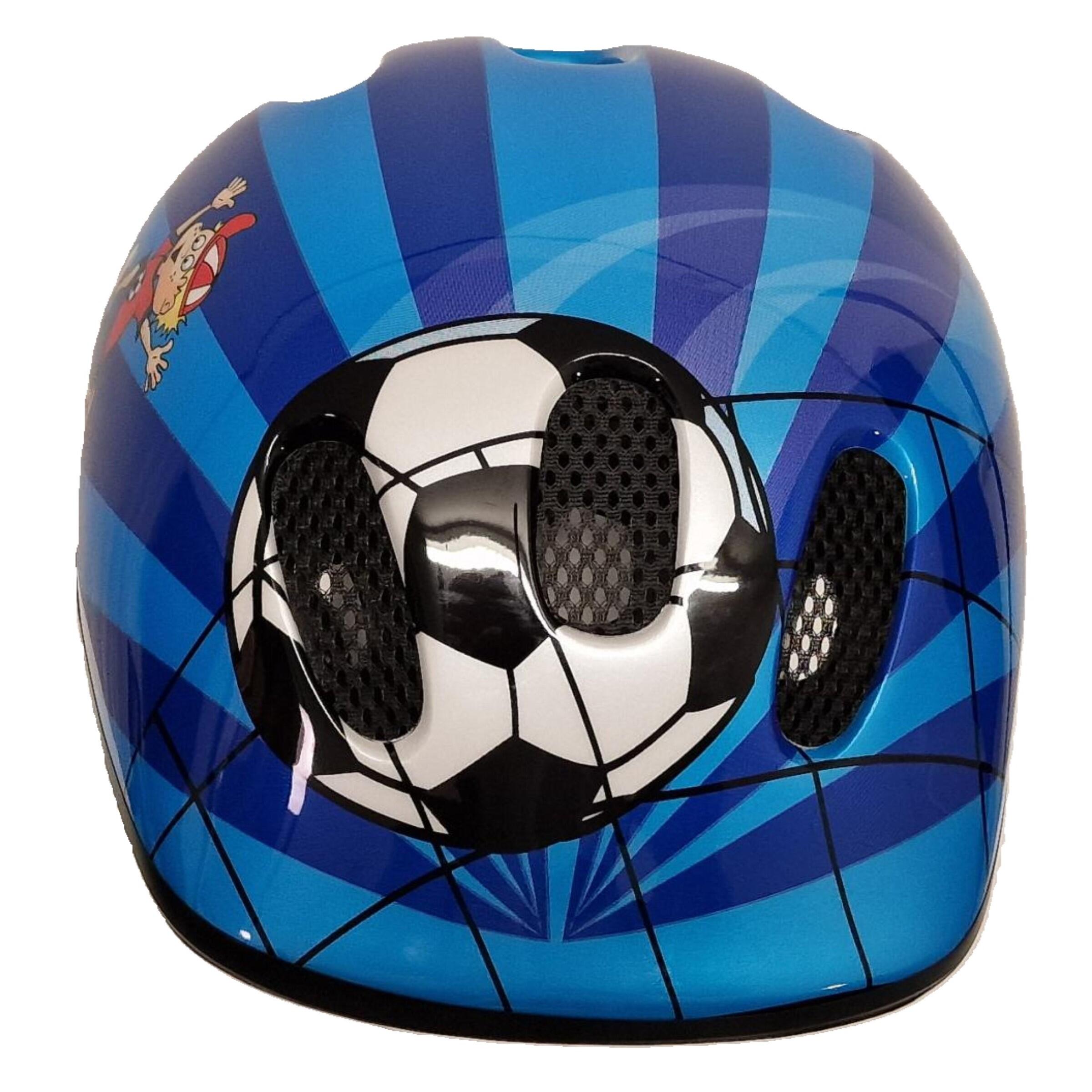 Kids/Childs Boys Scooter/Bike/Bicycle Helmet S 52-57cm Football
