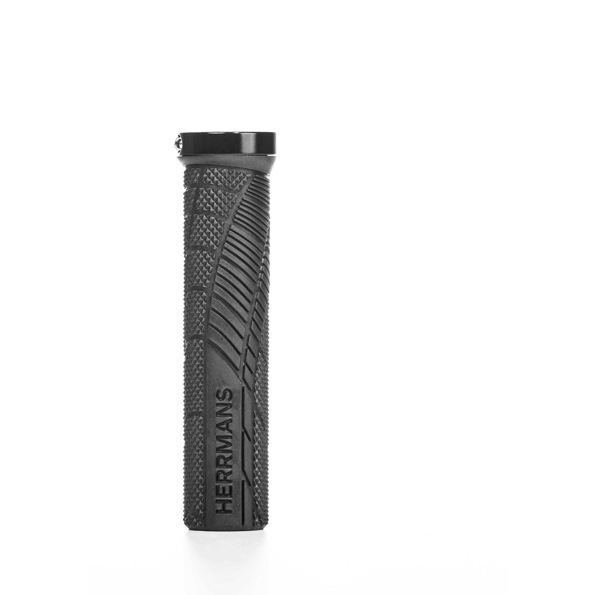 Herrmans Lenkergriffe Shark Lock schwarz, 130mm, Ø 22mm 5/5