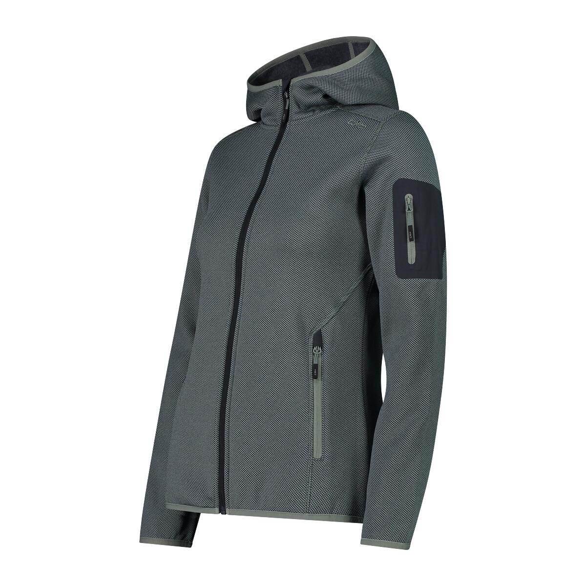 CMP Damen Jacke Knitted Melange Hoody 3H19826 3/5