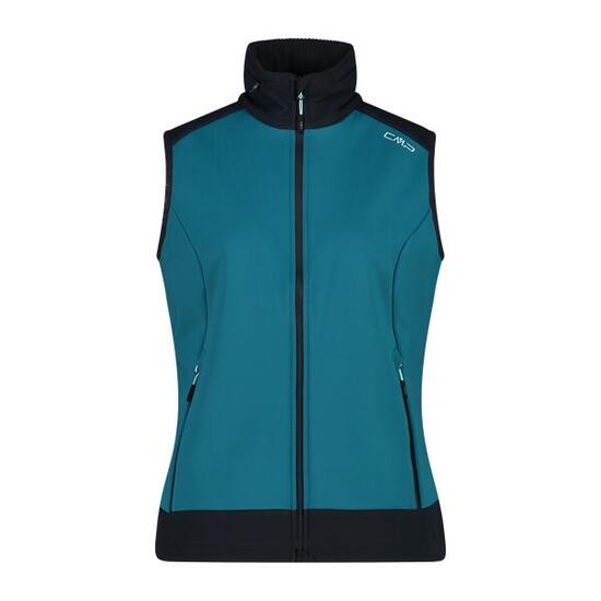 CMP Damen Softshellweste WOMAN VEST FIX HOOD 34A2426
