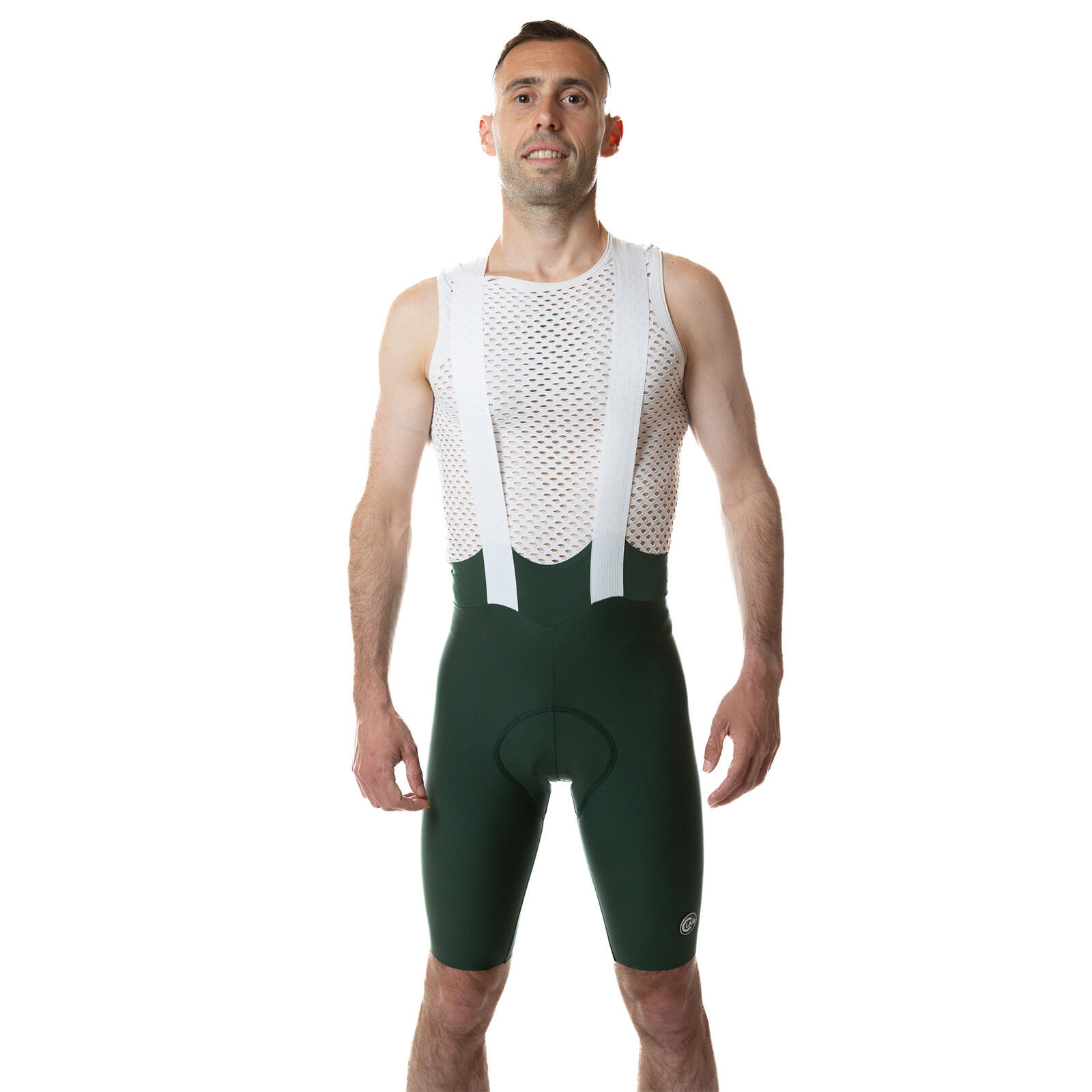 C-lab - Cuissard De Cyclisme Ottimo Vert - Cuissard De Vélo À Bretelles - Vert - 48 Xl - Decathlon