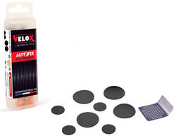 Kit de réparation pneus vélo - 8 pièces adhésives (4x15mm / 4x25mm)