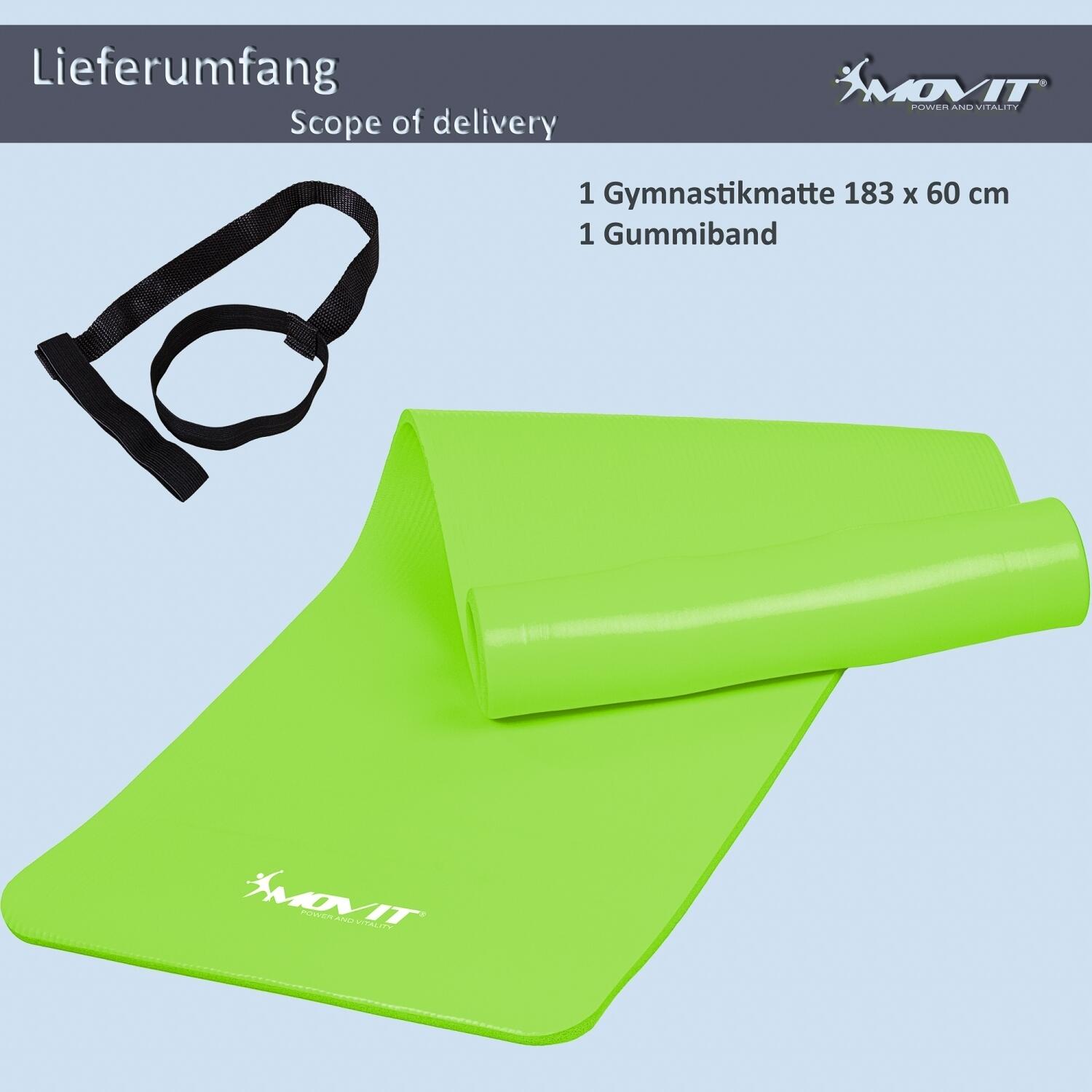 Tapis de gymnastique, en 3 tailles et 12 couleurs, Dimensions 190×60×1,5 cm 5/7