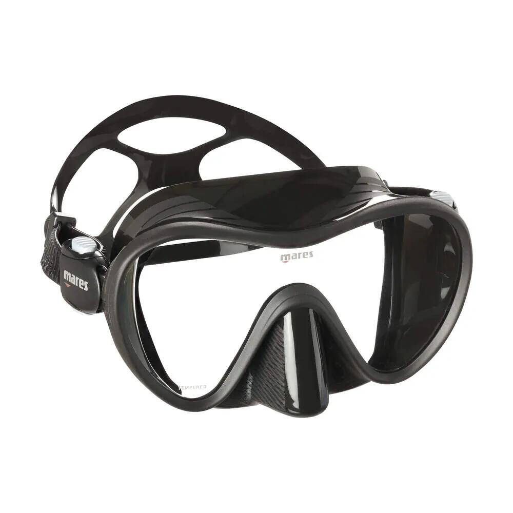 Máscara Snorkel Tropical Sin Marco Silicona Suave Buceo Adulto Colorida 2/2