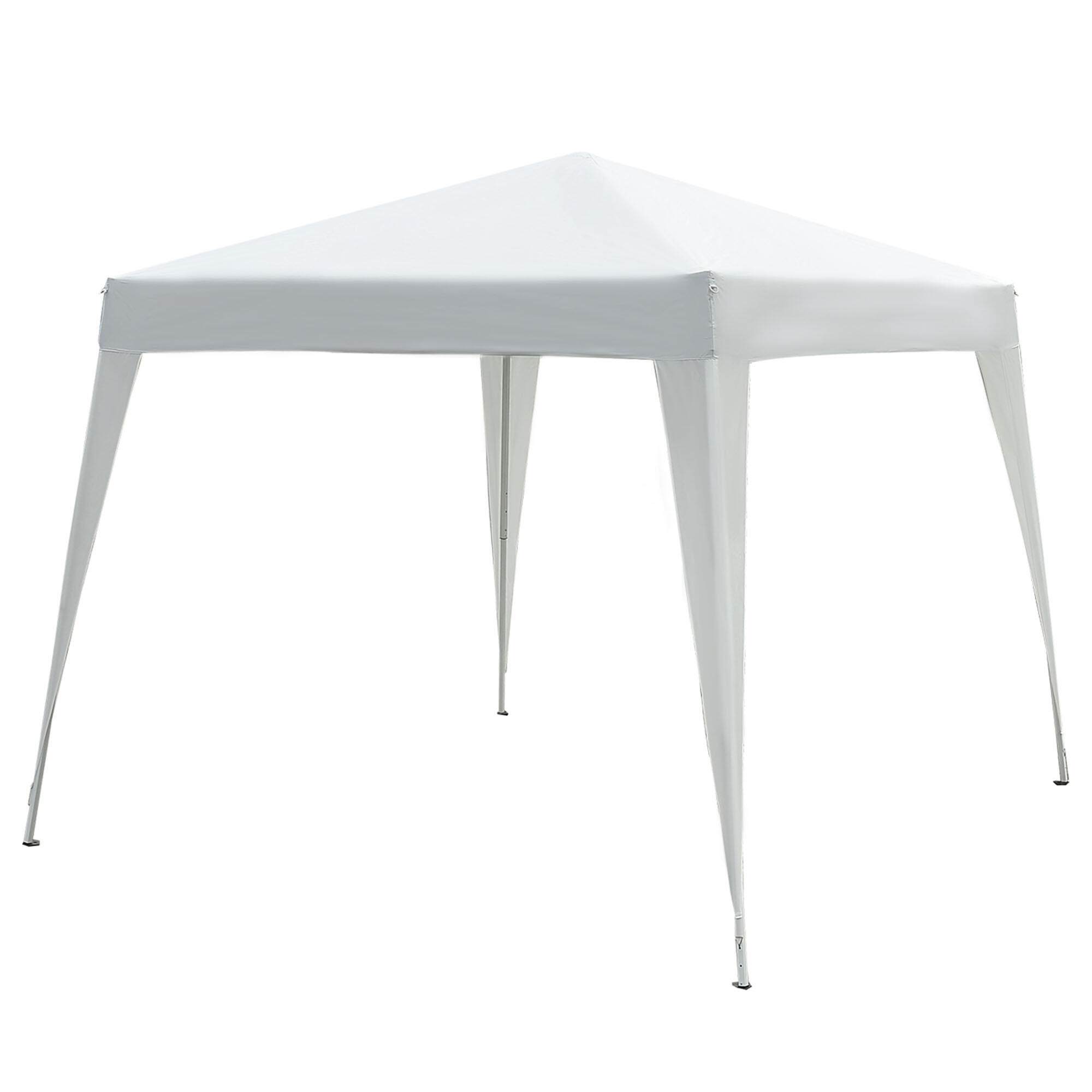 OUTSUNNY Outsunny Gazebo Pop-up Impermeabile Bianco, 3x3m