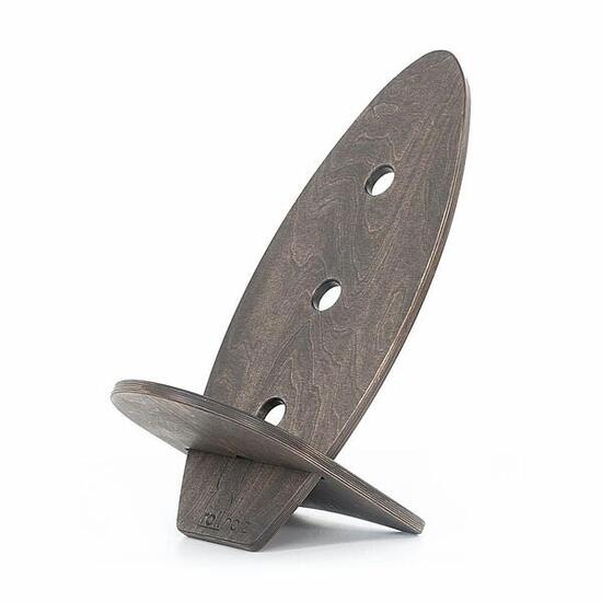 Balance Board dunkel Gleichgewichtstraining FSC zertifiziertes Holz - ROLLHOLZ