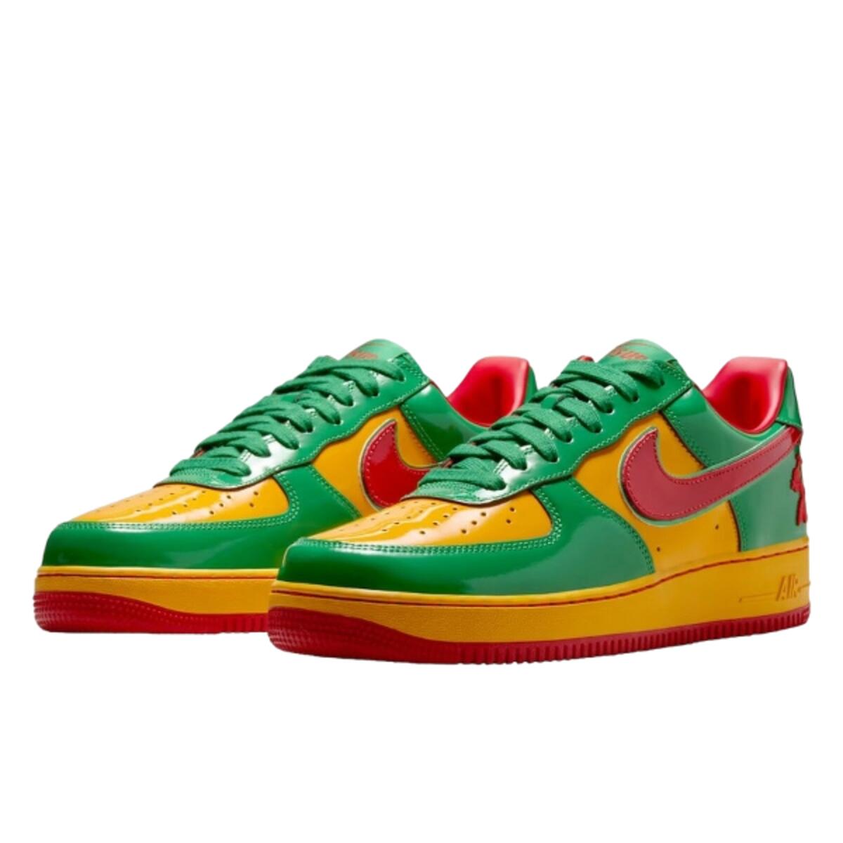 Zapatillas  Air Force 1 Low Lil Yachty Concrete Boys Lucky Green 2/4