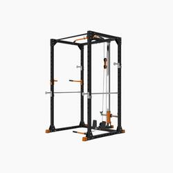 Suprfit Flex Home Lat Rack – Rack à Squat avec Système de Tirage – Plate Load