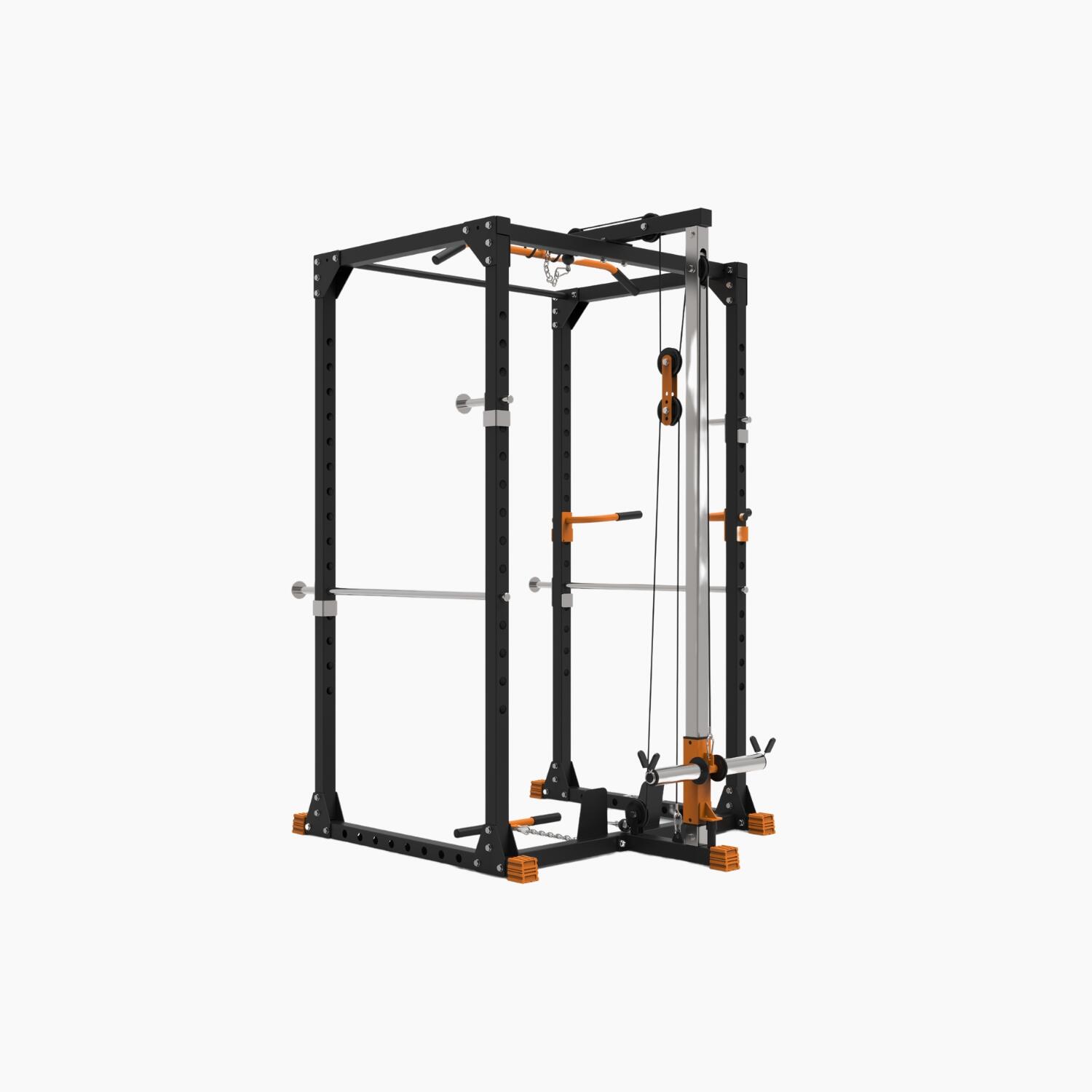 Suprfit Flex Home Lat Rack – Squat Rack con Sistema Lat Pulldown – Plate Load 3/3