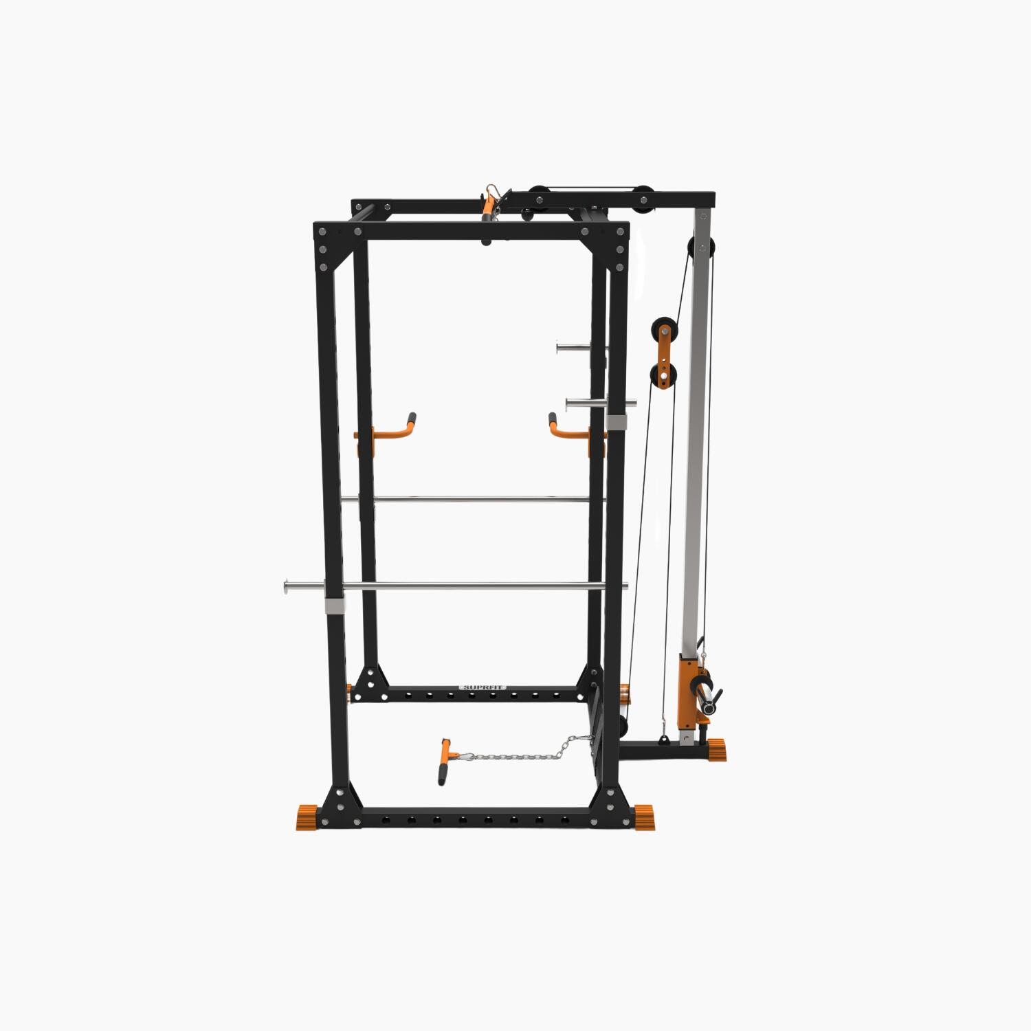 Suprfit Flex Home Lat Rack – Squat Rack con Sistema Lat Pulldown – Plate Load 2/3