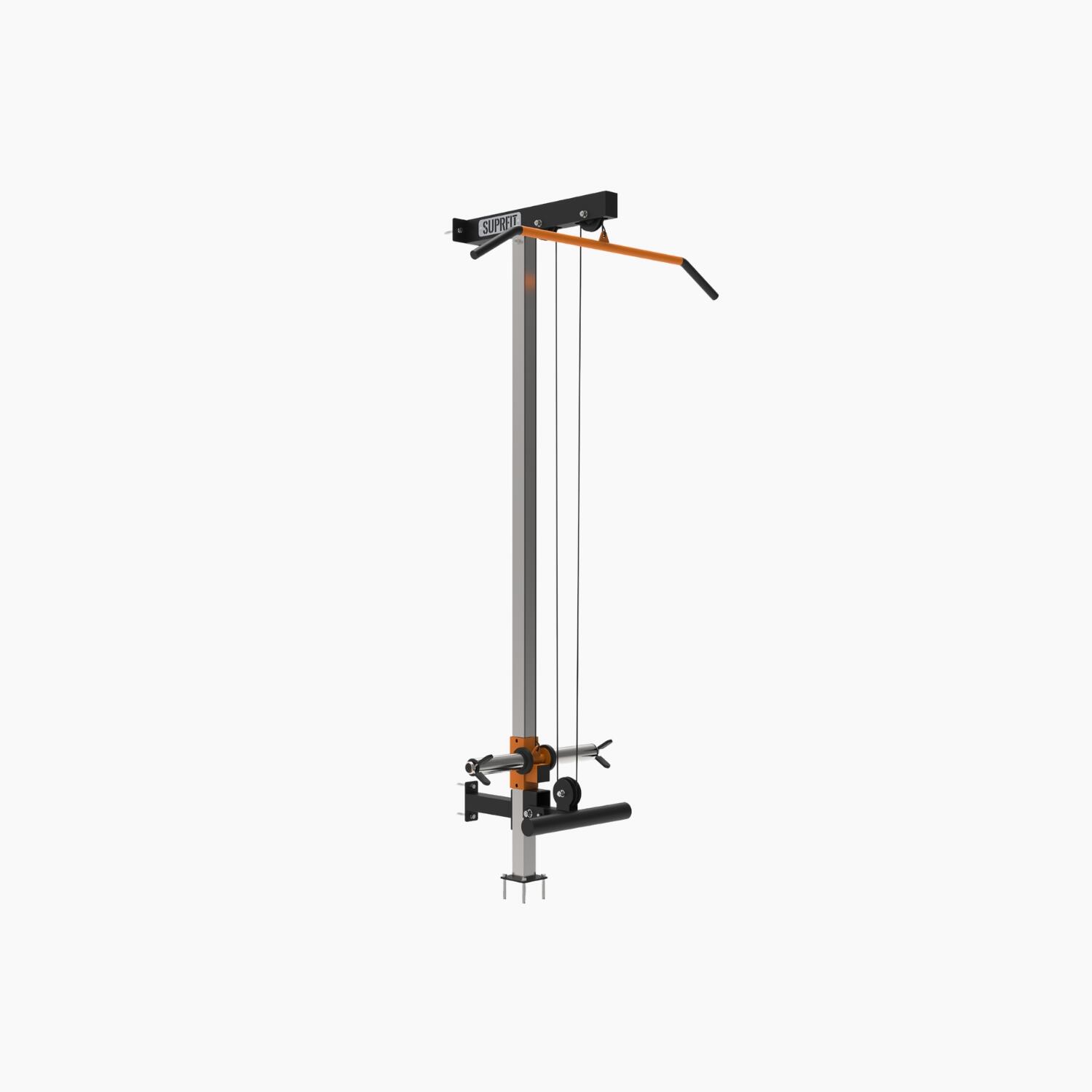 Suprfit - Suprfit Flex Home Lat Machine Murale – Charge Par Disques - Appareil Multifonction - Noir|orange - No Size - Decathlon