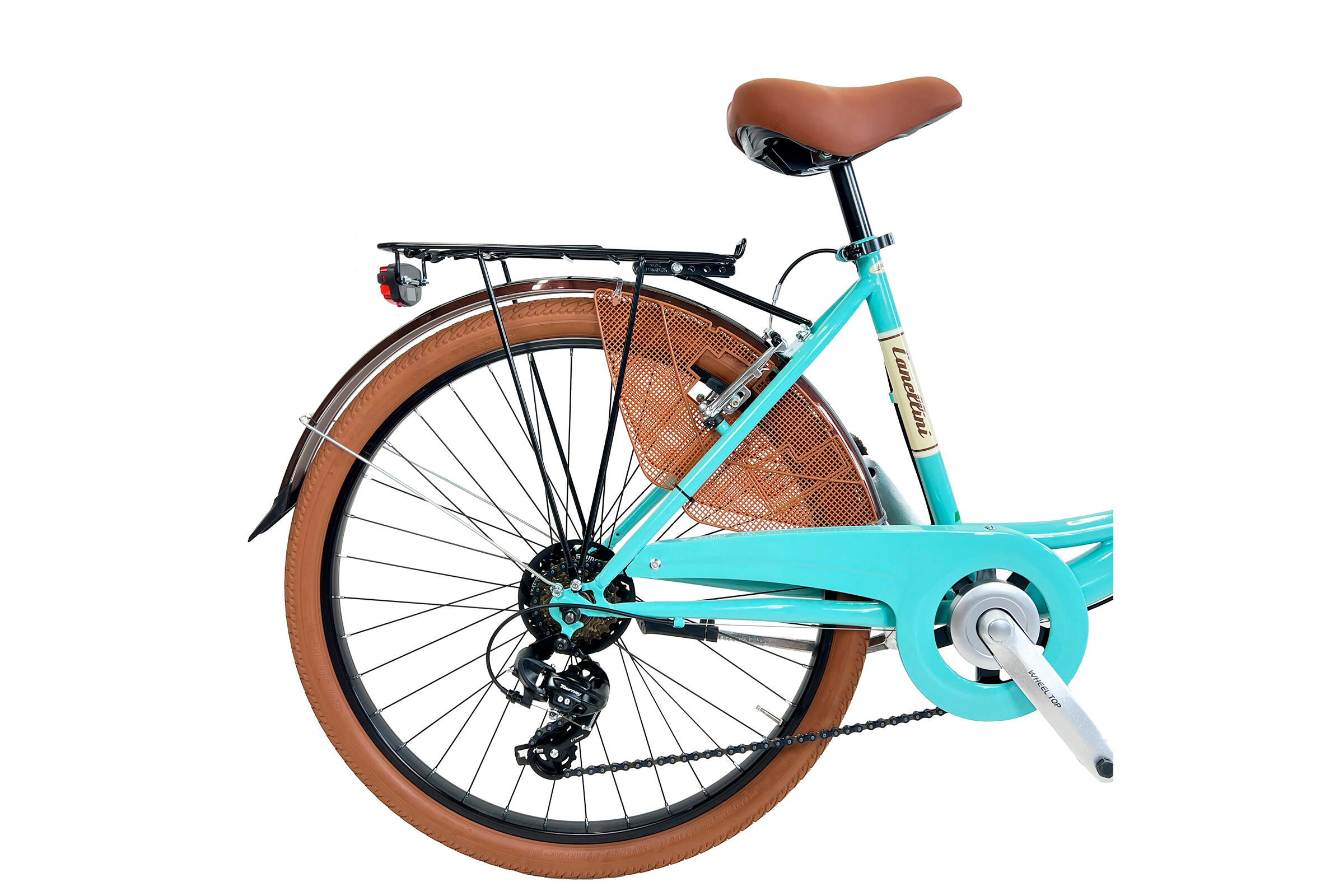 Vélo ville Dolce Vita Venere Tiffany cadre acier 6 vitesses 2/3